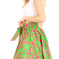 Sakkas African Dutch Ankara Wax Print Full Circle Skirt