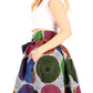 Sakkas African Dutch Ankara Wax Print Full Circle Skirt