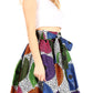 Sakkas African Dutch Ankara Wax Print Full Circle Skirt