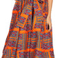 Sakkas African Dutch Ankara Wax Print Full Circle Skirt