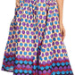 Sakkas African Dutch Ankara Wax Print Full Circle Skirt
