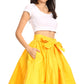 Sakkas African Dutch Ankara Wax Print Full Circle Skirt