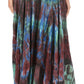 Sakkas Ester Womens Simple  Boho Maxi Full circle Tie-dye Skirt with Elastic Waist