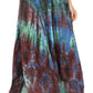 Sakkas Ester Womens Simple  Boho Maxi Full circle Tie-dye Skirt with Elastic Waist