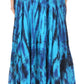 Sakkas Ester Womens Simple  Boho Maxi Full circle Tie-dye Skirt with Elastic Waist
