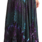 Sakkas Ester Womens Simple  Boho Maxi Full circle Tie-dye Skirt with Elastic Waist