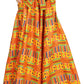 Sakkas Ami Women's Maxi Long African Ankara Print Skirt Pockets & Elastic Waist