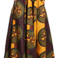 Sakkas Ami Women's Maxi Long African Ankara Print Skirt Pockets & Elastic Waist