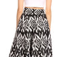 Sakkas Ami Women's Maxi Long African Ankara Print Skirt Pockets & Elastic Waist