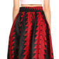 Sakkas Ami Women's Maxi Long African Ankara Print Skirt Pockets & Elastic Waist