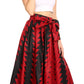 Sakkas Ami Women's Maxi Long African Ankara Print Skirt Pockets & Elastic Waist