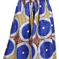Sakkas Ami Women's Maxi Long African Ankara Print Skirt Pockets & Elastic Waist