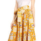 Sakkas Ami Women's Maxi Long African Ankara Print Skirt Pockets & Elastic Waist