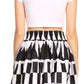 Sakkas Ama Women's Vintage Circle African Ankara Print Midi Skirt with Pockets