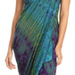 Sakkas Lygia Women's Summer Floral Print Sarong Swimsuit Cover up Beach Wrap Skirt