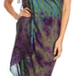 Sakkas Lygia Women's Summer Floral Print Sarong Swimsuit Cover up Beach Wrap Skirt
