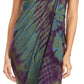 Sakkas Lygia Women's Summer Floral Print Sarong Swimsuit Cover up Beach Wrap Skirt