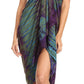 Sakkas Lygia Women's Summer Floral Print Sarong Swimsuit Cover up Beach Wrap Skirt