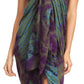 Sakkas Lygia Women's Summer Floral Print Sarong Swimsuit Cover up Beach Wrap Skirt