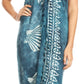 Sakkas Lygia Women's Summer Floral Print Sarong Swimsuit Cover up Beach Wrap Skirt