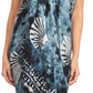 Sakkas Lygia Women's Summer Floral Print Sarong Swimsuit Cover up Beach Wrap Skirt