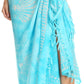 Sakkas Lygia Women's Summer Floral Print Sarong Swimsuit Cover up Beach Wrap Skirt