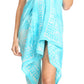 Sakkas Lygia Women's Summer Floral Print Sarong Swimsuit Cover up Beach Wrap Skirt