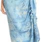 Sakkas Lygia Women's Summer Floral Print Sarong Swimsuit Cover up Beach Wrap Skirt