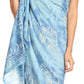 Sakkas Lygia Women's Summer Floral Print Sarong Swimsuit Cover up Beach Wrap Skirt