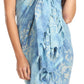 Sakkas Lygia Women's Summer Floral Print Sarong Swimsuit Cover up Beach Wrap Skirt