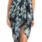 Sakkas Lygia Women's Summer Floral Print Sarong Swimsuit Cover up Beach Wrap Skirt