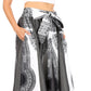 Sakkas Elif Women's Long Maxi African Ankara Print Skirt Elastic Waist & Pockets