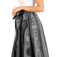 Sakkas Elif Women's Long Maxi African Ankara Print Skirt Elastic Waist & Pockets