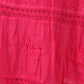 Sakkas Solid Embroidered Gypsy Bohemian Mid Length Cotton Skirt