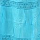 Sakkas Solid Embroidered Gypsy Bohemian Mid Length Cotton Skirt