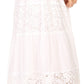 Sakkas Celeste Boho Lace Skirt with Elastic Waistband