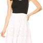 Sakkas Celeste Boho Lace Skirt with Elastic Waistband
