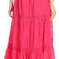 Sakkas Takara Maxi Broomstick Cascading  Peasant Skirt with Elastic Waist