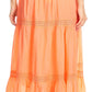Sakkas Takara Maxi Broomstick Cascading  Peasant Skirt with Elastic Waist
