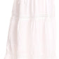 Sakkas Takara Maxi Broomstick Cascading  Peasant Skirt with Elastic Waist