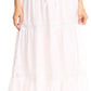 Sakkas Takara Maxi Broomstick Cascading  Peasant Skirt with Elastic Waist
