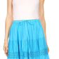Sakkas Geneva Cotton Eyelet Skirt with Elastic Waistband