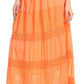 Sakkas Genesis Lightweight Cotton Eyelet Skirt with Elastic Waistband
