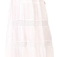 Sakkas Genesis Lightweight Cotton Eyelet Skirt with Elastic Waistband