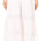 Sakkas Genesis Lightweight Cotton Eyelet Skirt with Elastic Waistband