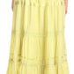 Sakkas Solid Embroidered Gypsy / Bohemian Full / Maxi / Long Cotton Skirt