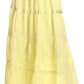 Sakkas Solid Embroidered Gypsy / Bohemian Full / Maxi / Long Cotton Skirt