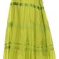 Sakkas Solid Embroidered Gypsy / Bohemian Full / Maxi / Long Cotton Skirt