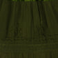 Sakkas Solid Embroidered Gypsy / Bohemian Full / Maxi / Long Cotton Skirt