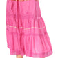 Sakkas Solid Embroidered Gypsy / Bohemian Full / Maxi / Long Cotton Skirt